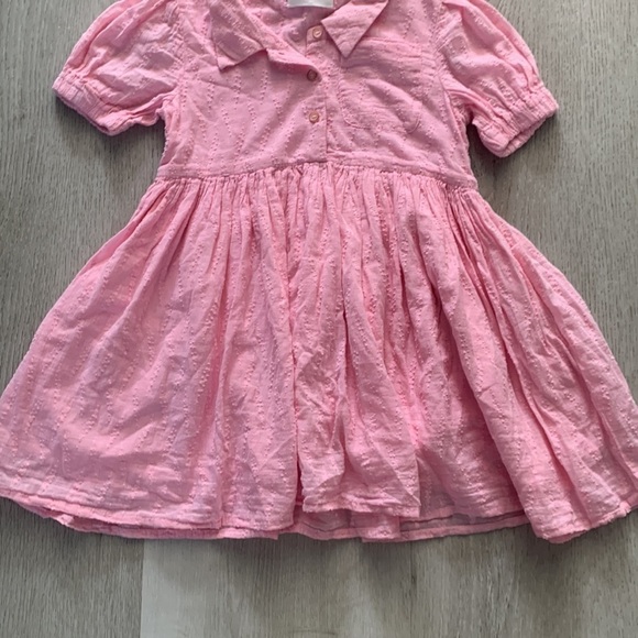Morley cotton pink dress summer‎ short sleeves size 4 casual or formal - Picture 4 of 8